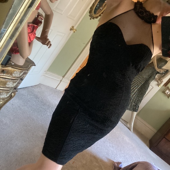 Vintage Mesh & Lace Dress - Picture 2 of 9